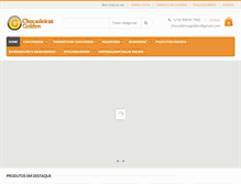 Tablet Screenshot of chocadeirasgolden.com.br